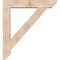 Ekena Millwork Traditional Slat Smooth Bracket w/ Offset Brace, Douglas Fir, 7 1/2"W x 40"D x 44"H BKT0806X40X44TRA06SDF - alternate 4